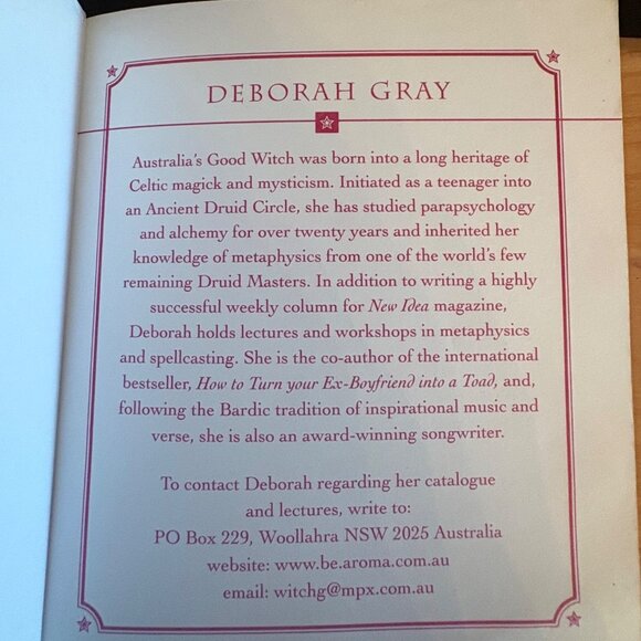 Nice Girls Book Of Naughty Spells By Deborah Gray Soft Small Magic Witch - Picture 5 of 13